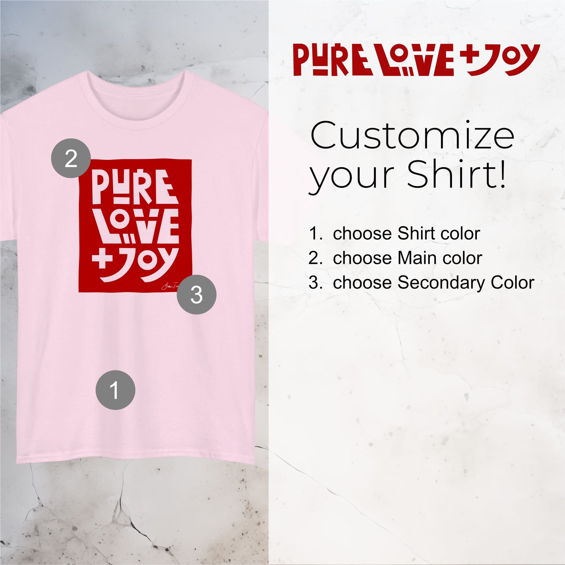 Pure Love and Joy 001. Unisex T-Shirt
