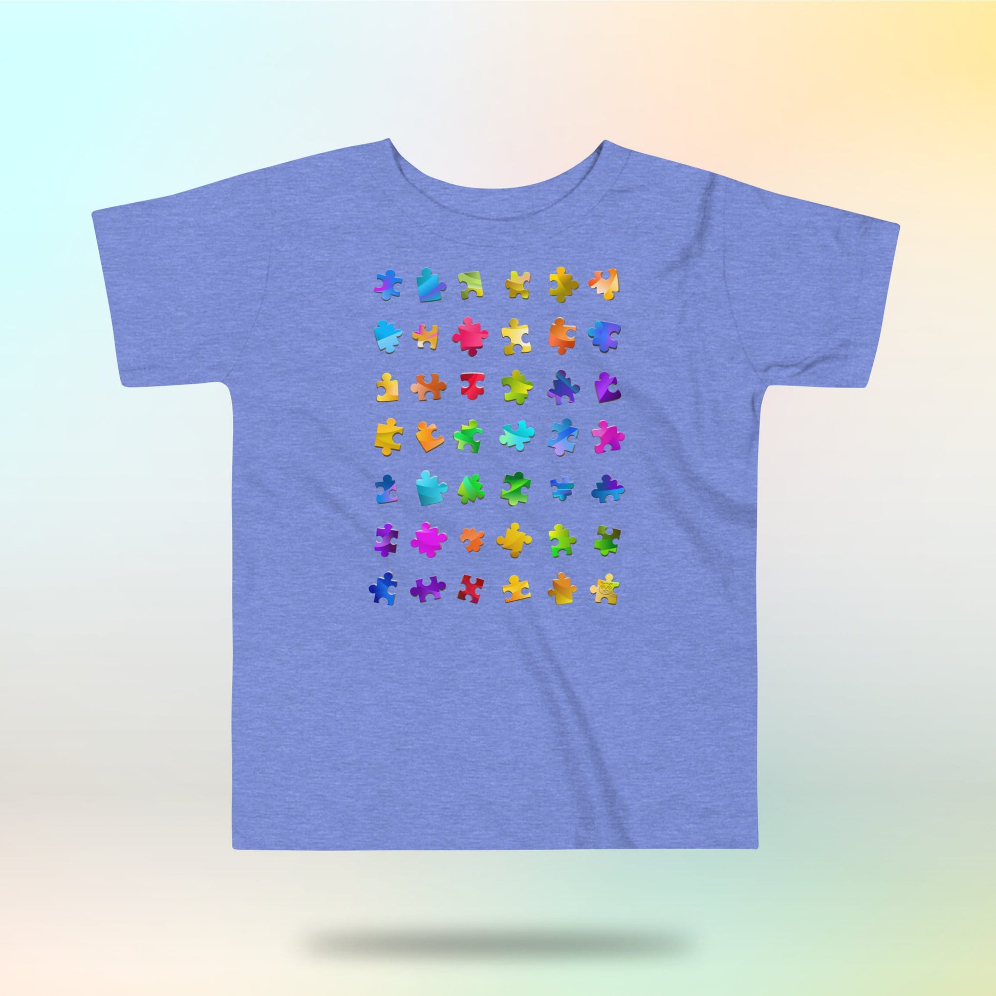 Unity Puzzle. Puzzle Matrix. Toddler T-Shirt. 2-5 Years. Light