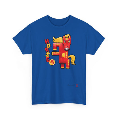 The Horse. Dynamic horse design. Chinese zodiac horse. Geometric art. Power &amp; freedom. Unisex T-shirt. Bram Tanamal