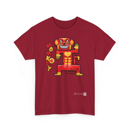The Monkey. Zodiac T-shirt. Zodiac shirt. Chinese horoscope. Gift for monkeys. Monkey birth year. Unisex shirt. Bram Tanamal