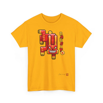 The Rabbit. Chinese zodiac sign rabbit. Polygonal art design. Lucky charm &amp; symbol of gentleness. Unisex T-shirt. Bram Tanamal