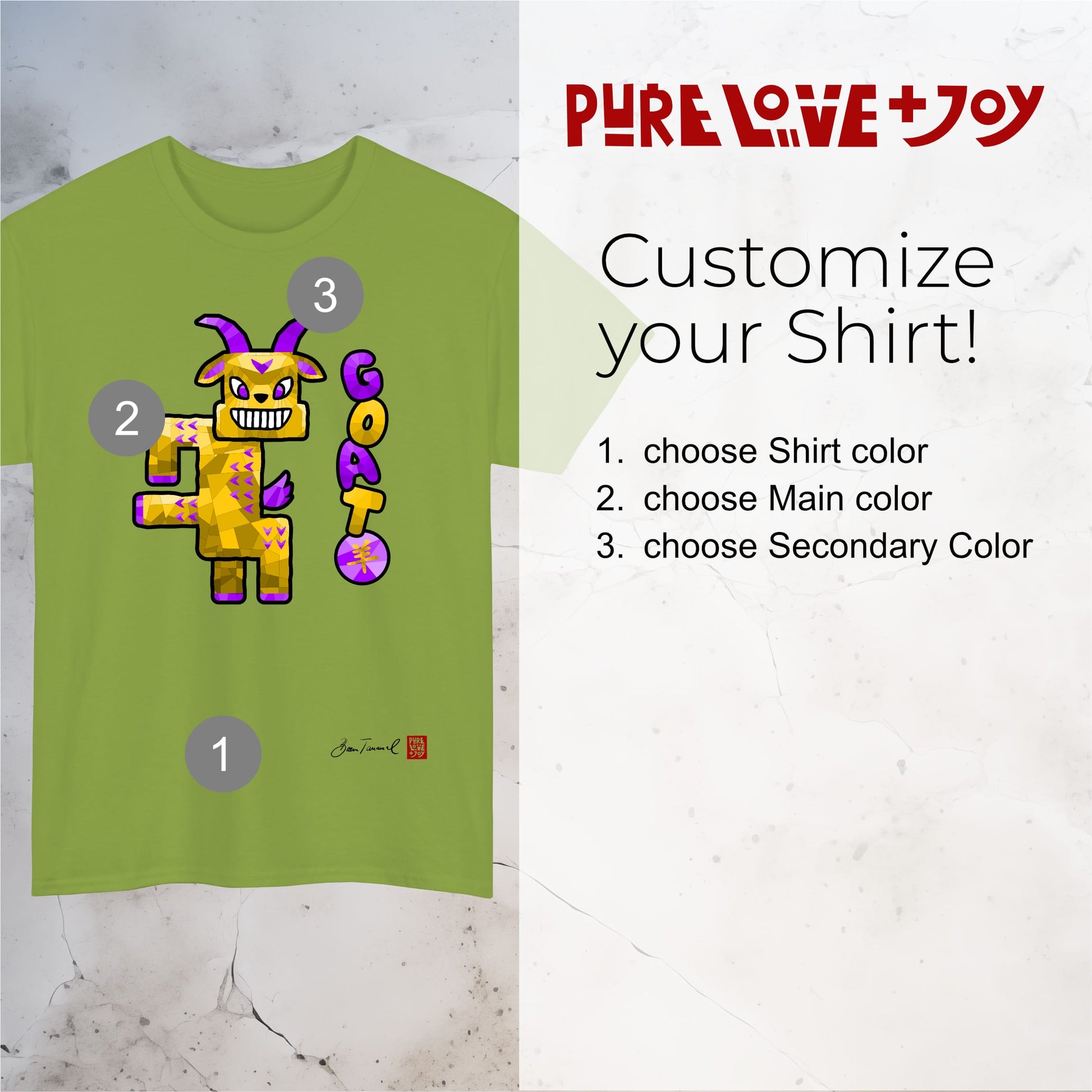 The Goat. Chinese zodiac sign