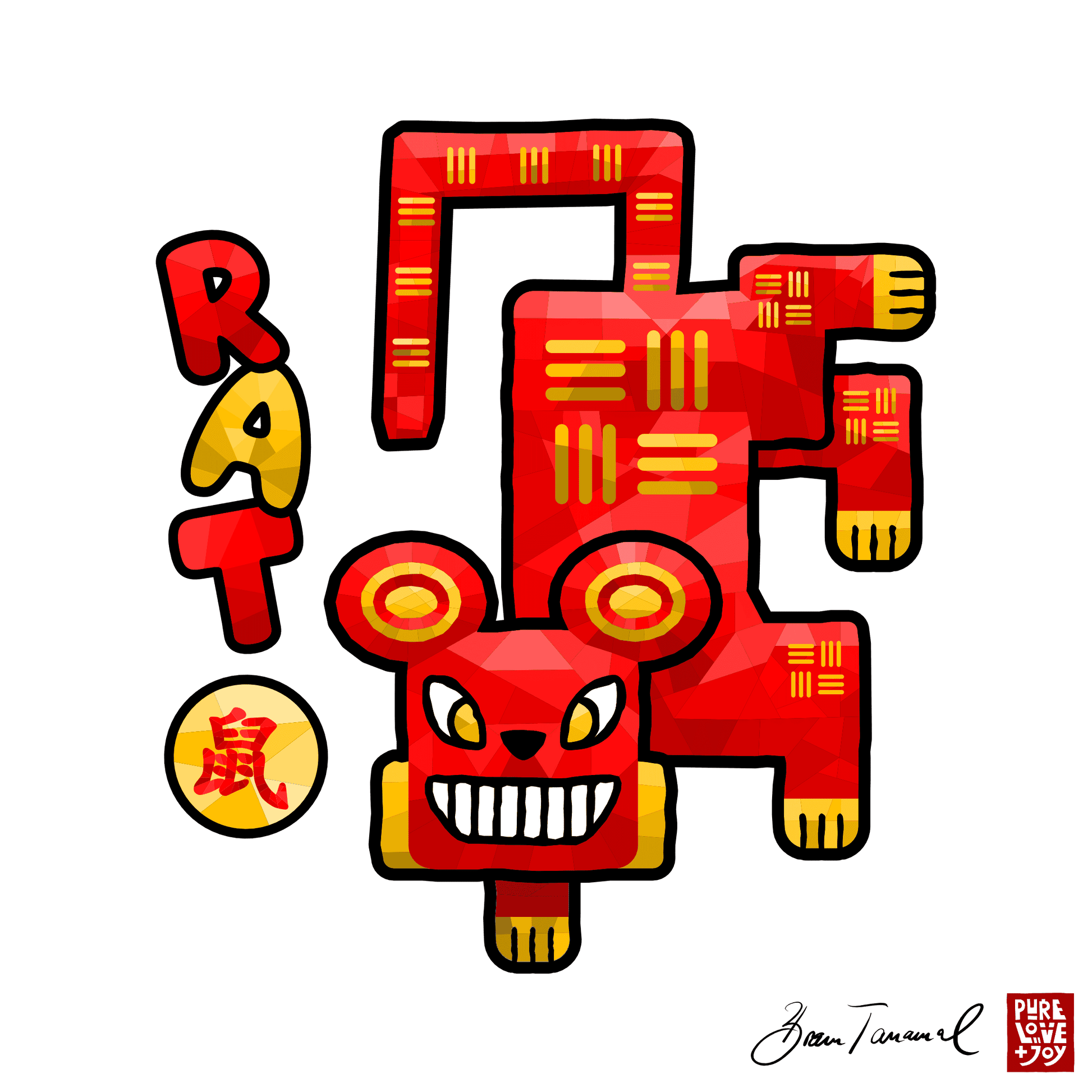 The Rat. Chinese zodiac sign Rat.