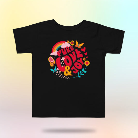 Pure Love and Joy (classic). Inspirierendes Kleinkinder T-Shirt. 2-5 Jahre