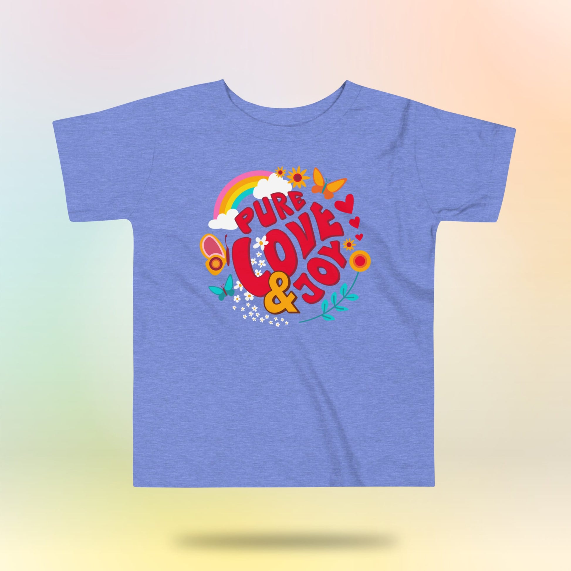 Pure Love and Joy (classic). Inspirational toddler t-shirt. 2-5 years. SE