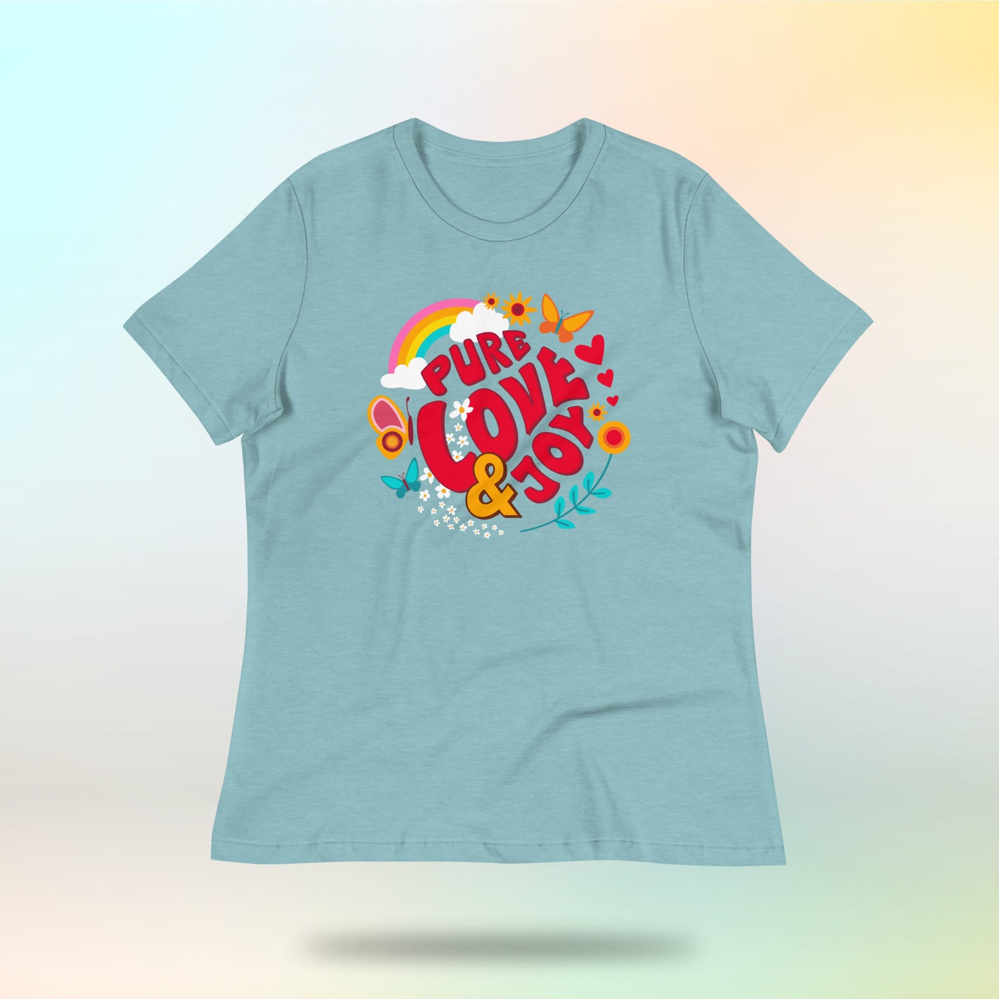 Pure Love and Joy (classic). Have a good mood! Loose women's T-shirt. SE