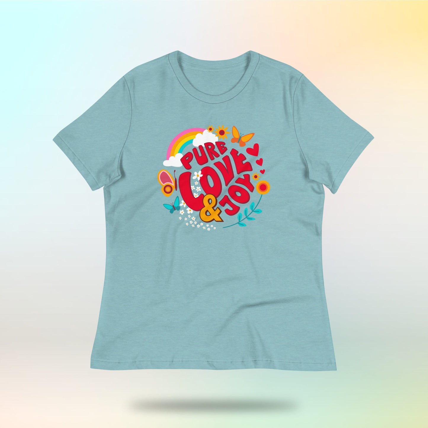 Pure Love and Joy (classic). Have a good mood! Loose women's T-shirt. SE