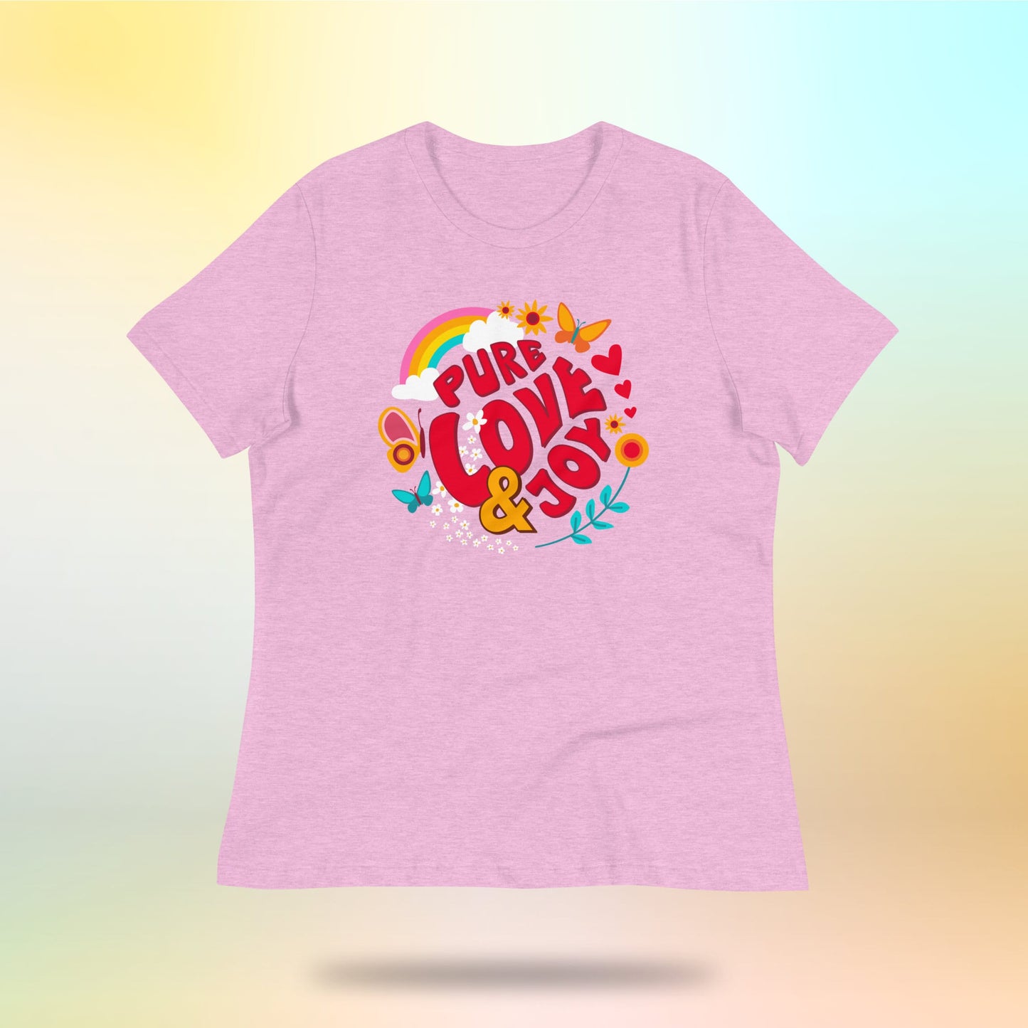Pure Love and Joy (classic). Have a good mood! Loose women's T-shirt. SE