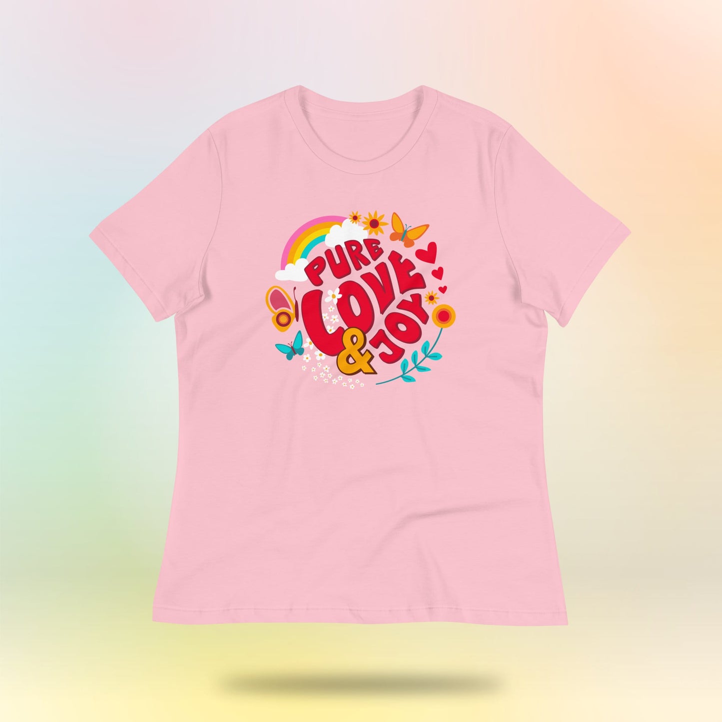 Pure Love and Joy (classic). Have a good mood! Loose women's T-shirt. SE