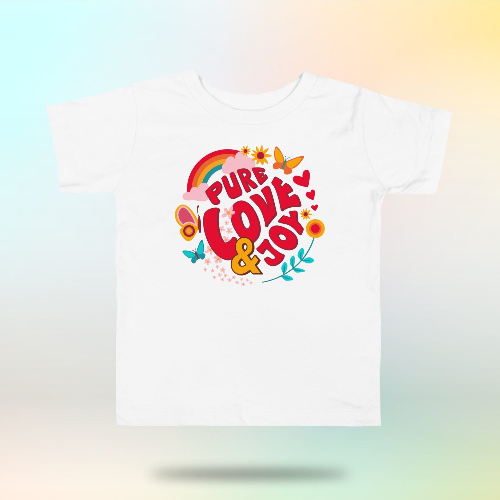 Pure Love and Joy (classic). Inspirational toddler t-shirt. 2-5 years