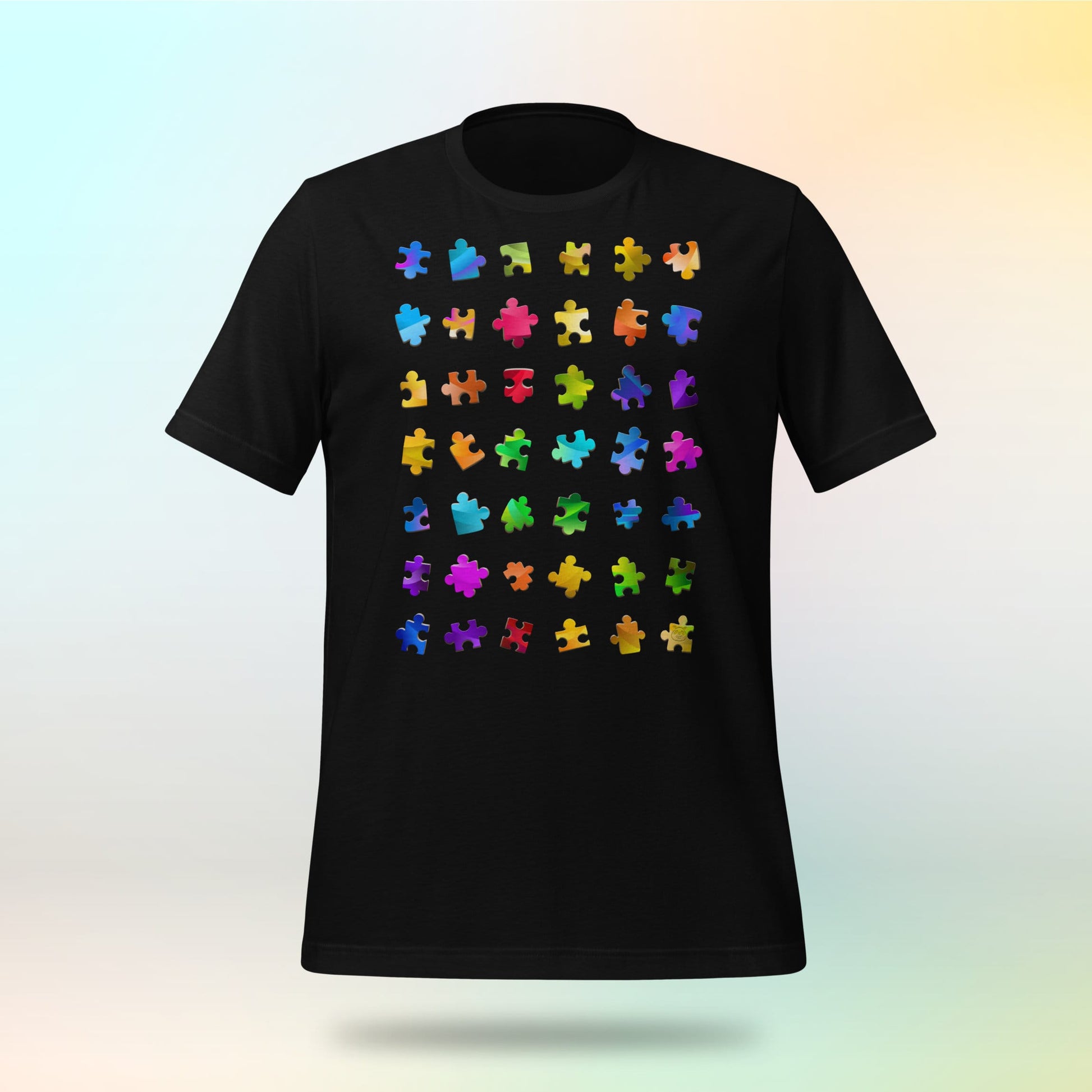 Unity Puzzle. Puzzle matrix. Unisex T-shirt. Dark