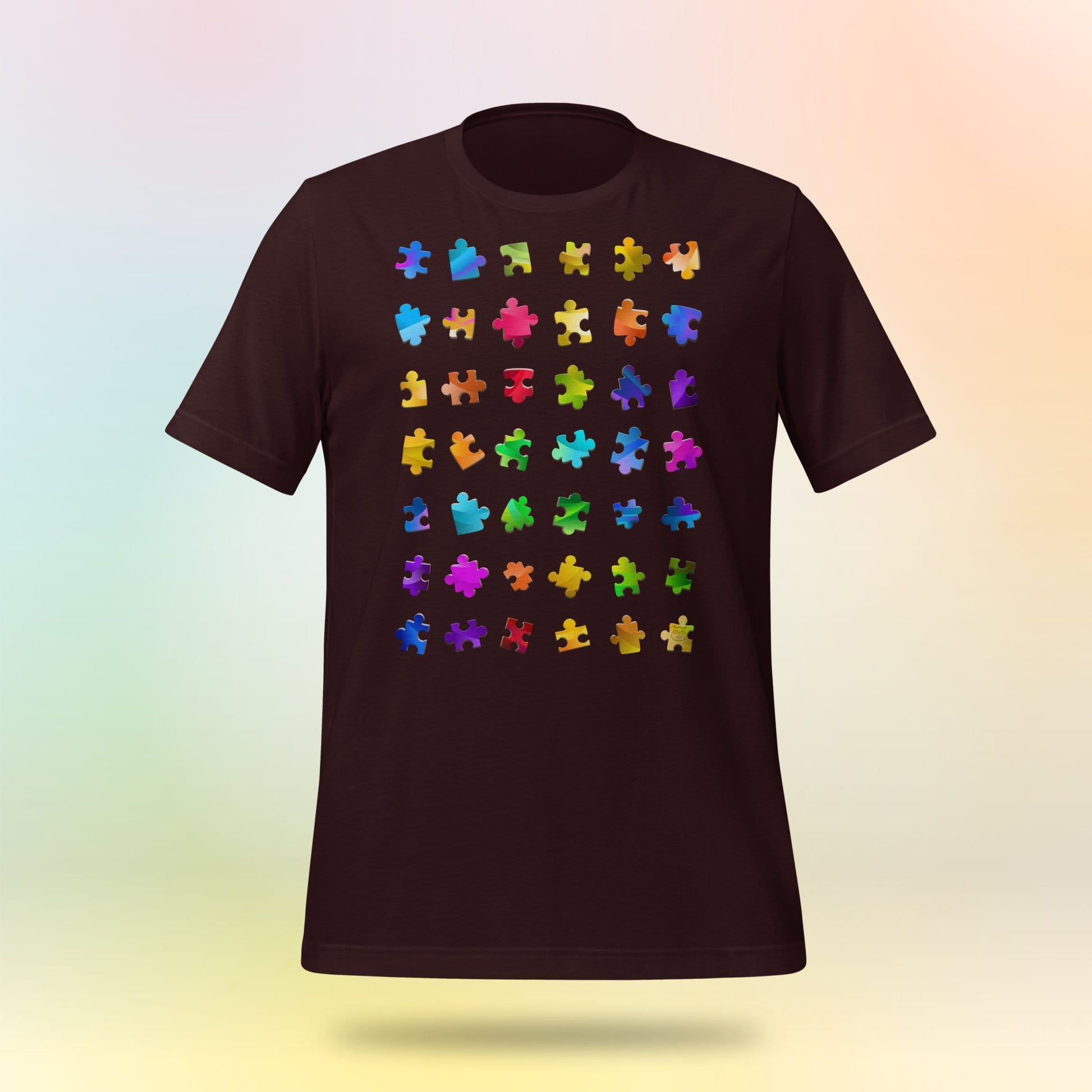 Unity Puzzle. Puzzle matrix. Unisex T-shirt. Dark