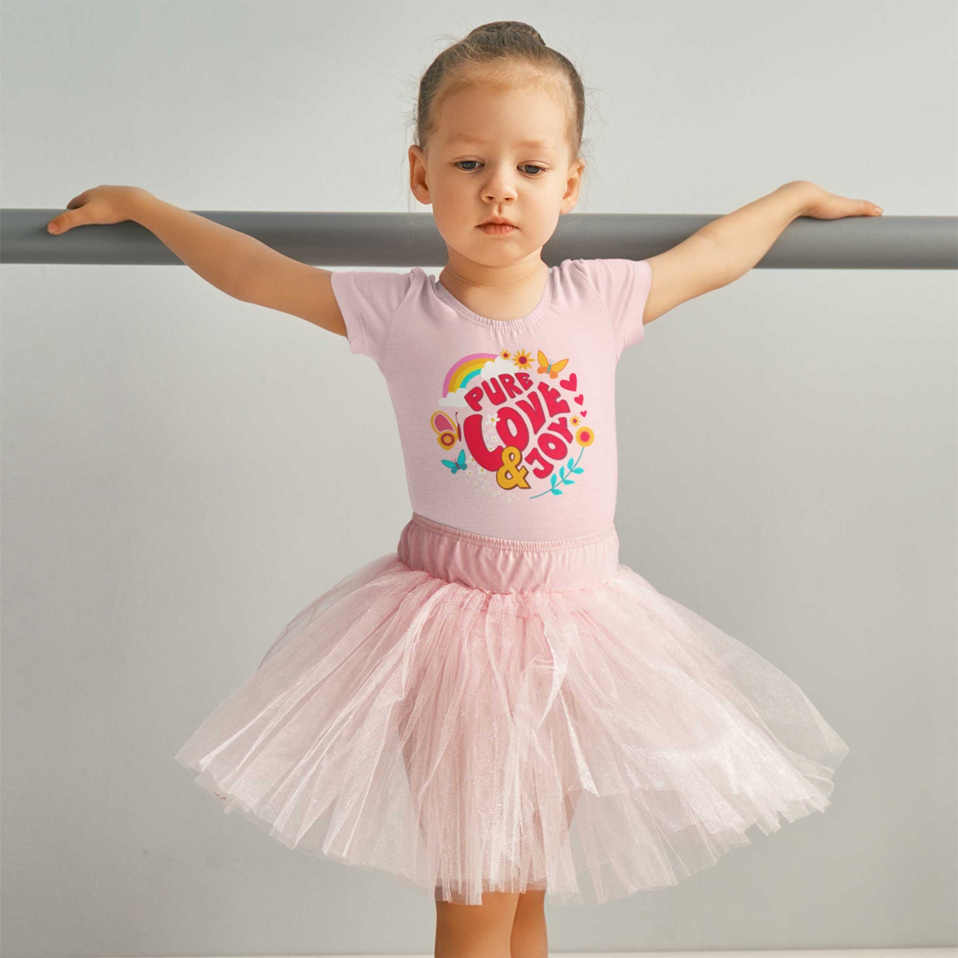 Pure Love and Joy (classic). Inspirational toddler t-shirt. 2-5 years. SE